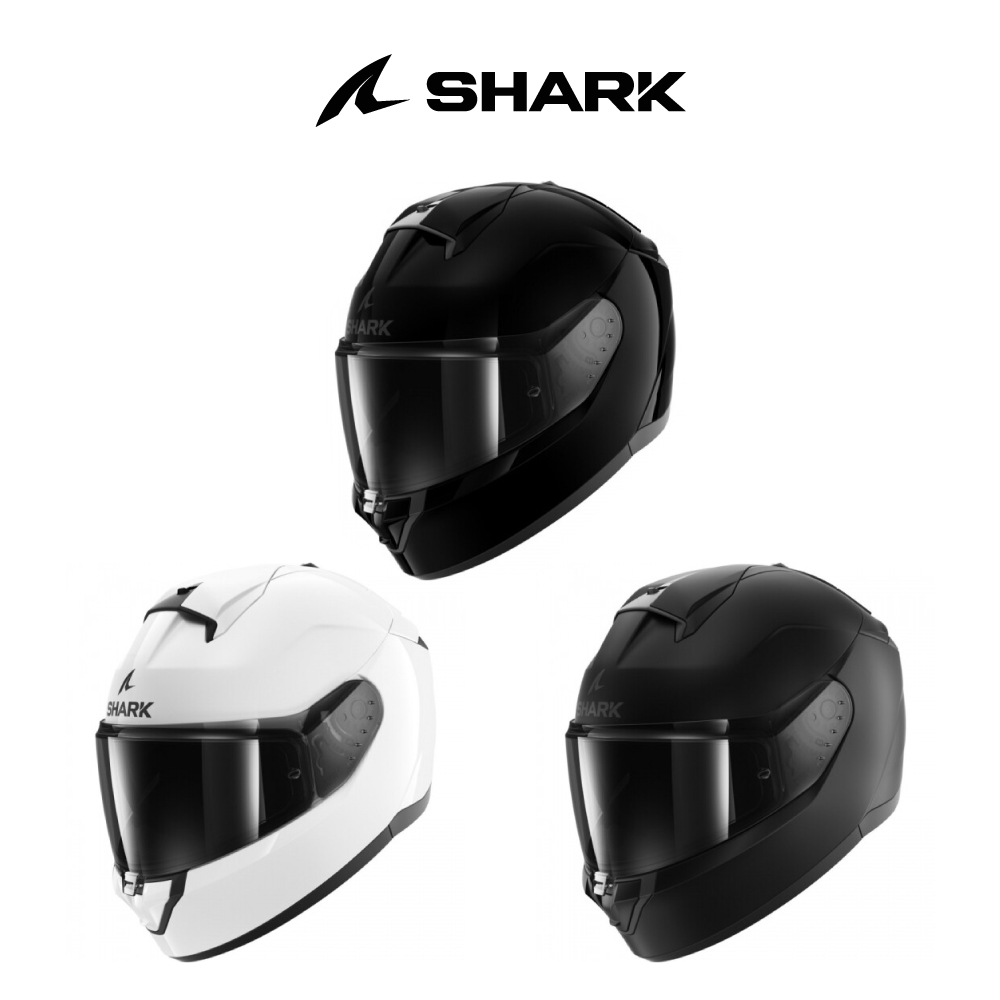 샤크헬멧 RIDILL 2 BLANK 단색 화이트 블랙 카본 바이크 오토바이 헬멧 하이바